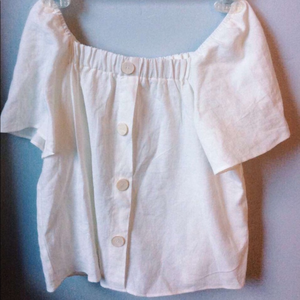 A Zara kids button off the shoulder blouse! :)